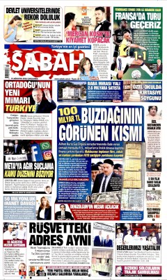Sabah Gazetesi Manşetleri