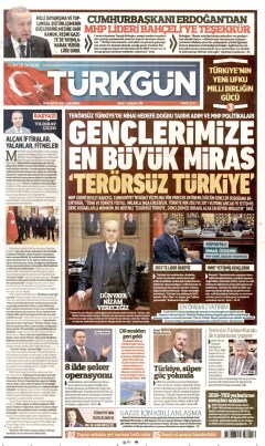 Türkgün Gazetesi Manşetleri