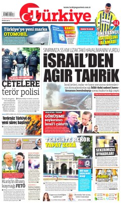 Türkiye Gazetesi Gazetesi Manşetleri