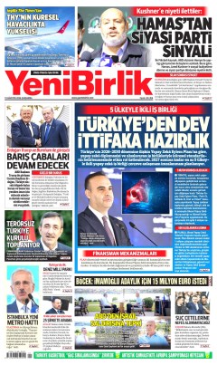 YeniBirlik Gazetesi Manşetleri