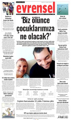 Evrensel Gazetesi Manşetleri