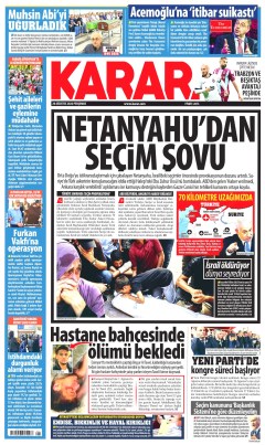 Karar Gazetesi Manşetleri