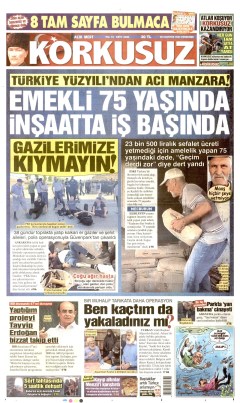 Korkusuz Gazetesi Manşetleri