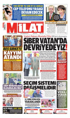 Milat Gazetesi Manşetleri