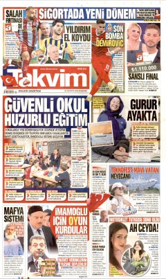 Takvim Gazetesi Manşetleri