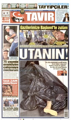 Tavır Gazetesi Gazetesi Manşetleri