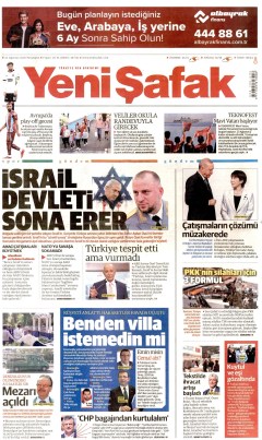 Yeni Şafak Gazetesi Manşetleri