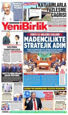 YeniBirlik Gazetesi Manşetleri