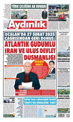 Aydınlık Gazetesi Gazetesi Manşetleri