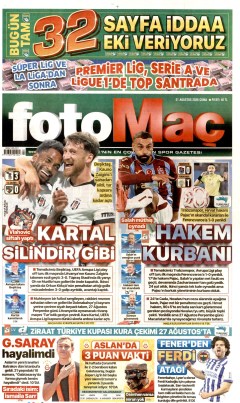 Fotomaç Gazetesi Manşetleri