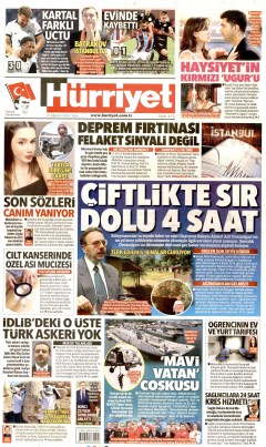 Hürriyet Gazetesi Manşetleri