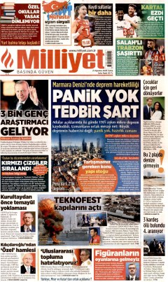 Milliyet Gazetesi Manşetleri