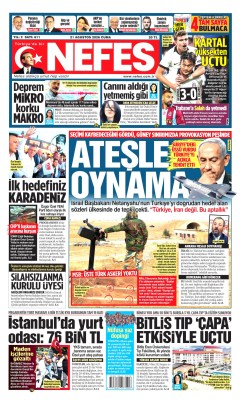 Nefes Gazetesi Manşetleri