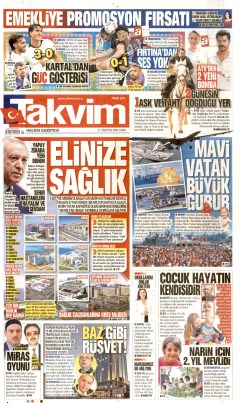 Takvim Gazetesi Manşetleri