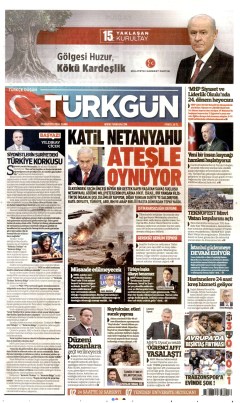 Türkgün Gazetesi Manşetleri