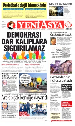 Yeni Asya Gazetesi Manşetleri