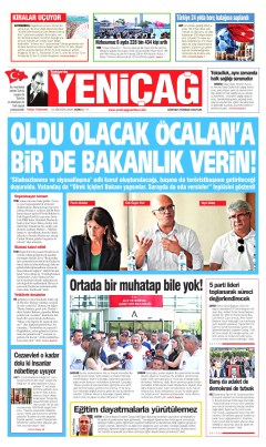 Yeniçağ Gazetesi Manşetleri