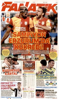 Fanatik Gazetesi Manşetleri