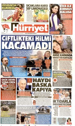 Hürriyet Gazetesi Manşetleri