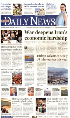 Hürriyet Daily News Gazetesi Manşetleri