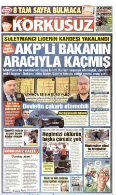 Korkusuz Gazetesi Manşetleri
