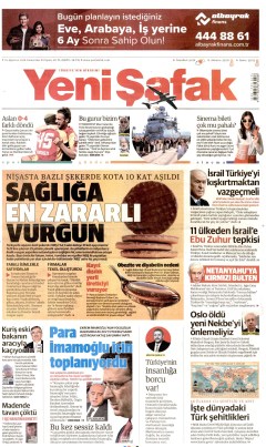 Yeni Şafak Gazetesi Manşetleri