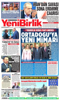 YeniBirlik Gazetesi Manşetleri