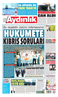 Aydınlık Gazetesi Gazetesi Manşetleri
