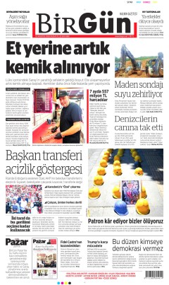 BirGün Gazetesi Manşetleri