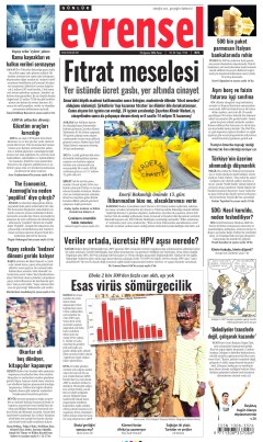 Evrensel Gazetesi Manşetleri