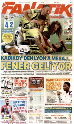 Fanatik Gazetesi Manşetleri