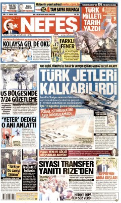 Nefes Gazetesi Manşetleri