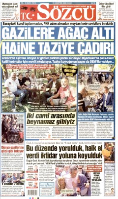Sözcü Gazetesi Manşetleri