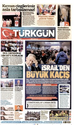 Türkgün Gazetesi Manşetleri