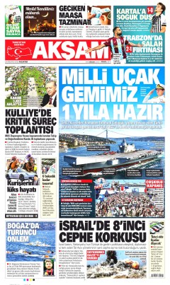 Akşam Gazetesi Manşetleri