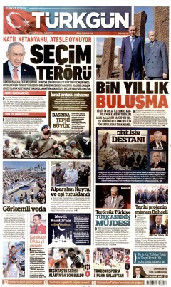 Türkgün Gazetesi Manşetleri