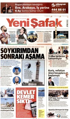 Yeni Şafak Gazetesi Manşetleri