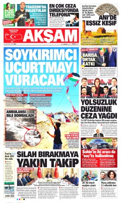 Akşam Gazetesi Manşetleri