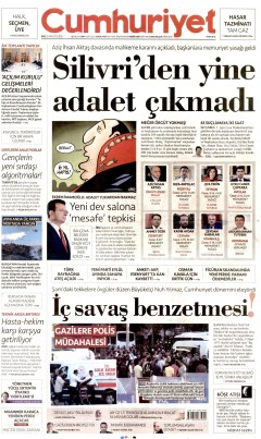 Cumhuriyet Gazetesi Manşetleri