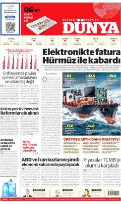 Dünya Gazetesi Manşetleri