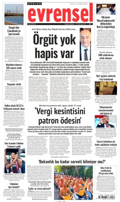 Evrensel Gazetesi Manşetleri