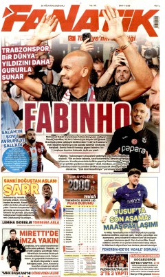Fanatik Gazetesi Manşetleri
