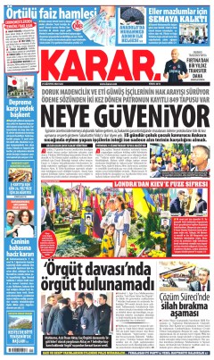 Karar Gazetesi Manşetleri