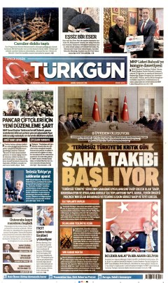 Türkgün Gazetesi Manşetleri