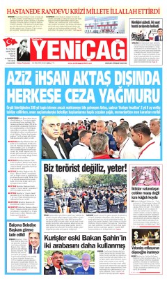 Yeniçağ Gazetesi Manşetleri