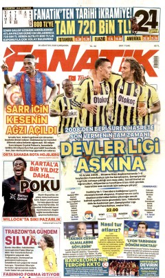Fanatik Gazetesi Manşetleri