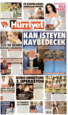 Hürriyet Gazetesi Manşetleri