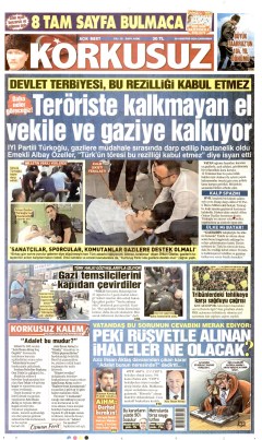 Korkusuz Gazetesi Manşetleri