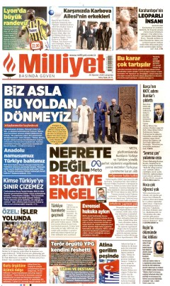 Milliyet Gazetesi Manşetleri