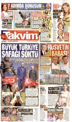 Takvim Gazetesi Manşetleri